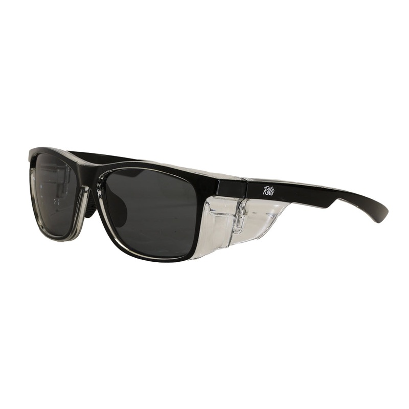 Rets – Remy Z87.1+ Motorcycle Riding Sunglasses – Black – Tinted