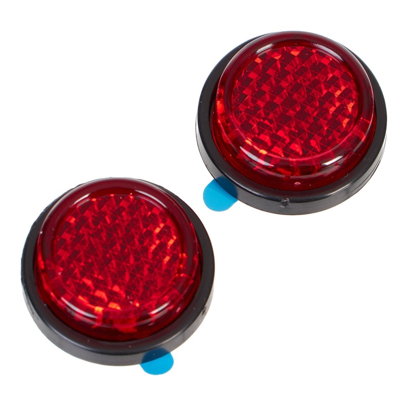 WHITES REFLECTORS – ROUND – 22MM – PAIR