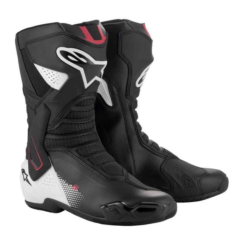 Alpinestars SMX-6 V3 Boots Black / White / Red Graphic