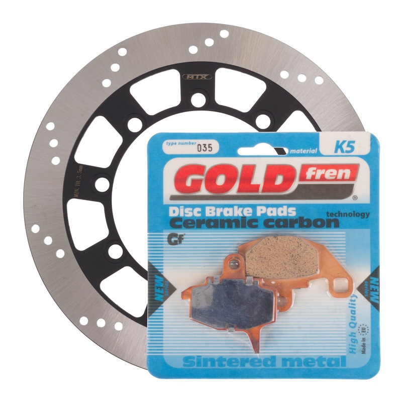 Brake Disc & Pad Front Kit – Kawasaki KLR650 ’05-’07