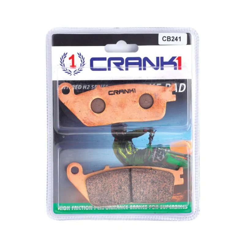 BRAKE PADS FRONT KAWASAKI VERSYS 300-2017 ONWARD-CB241- CRANK1 Sintered Brake Pad