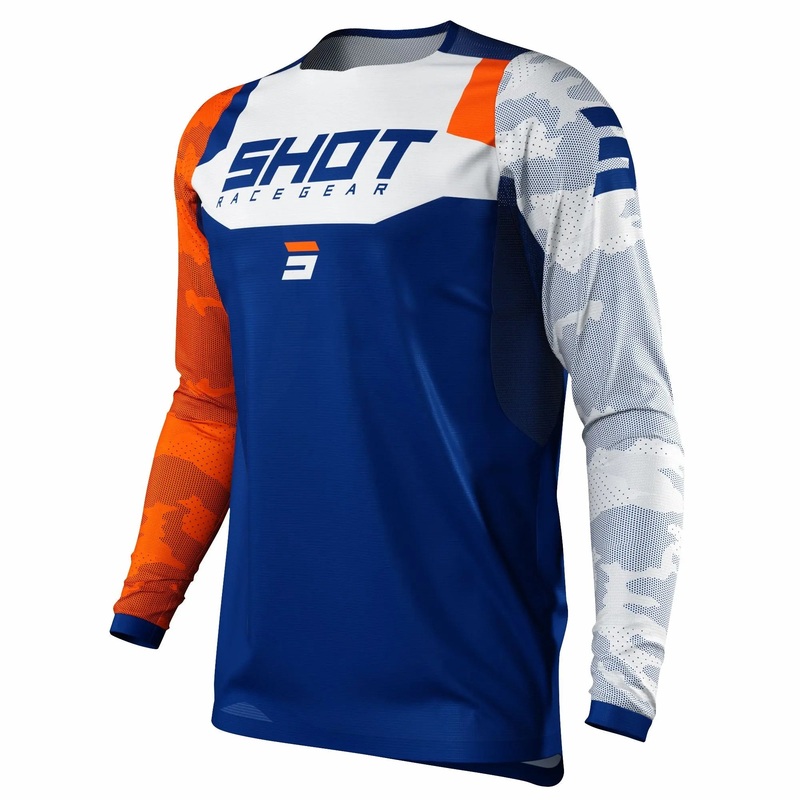 Shot Contact Jersey Camo / Orange