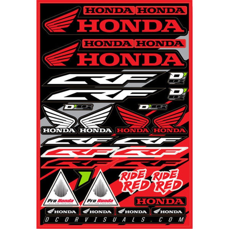 D’Cor Visuals – Honda Decal Sheet