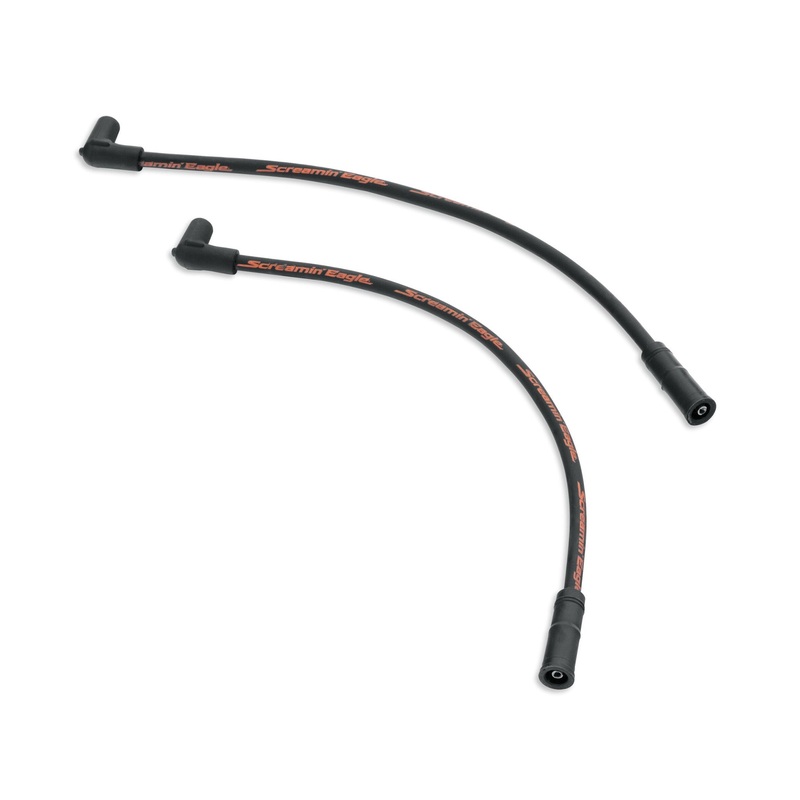 Harley-Davidson 31958-04B Screamin’ Eagle 10mm Phat Spark Plug Wires 04-’06 XL models Screaming Eagle