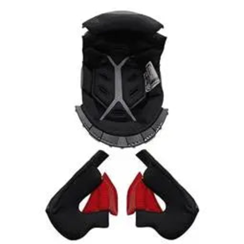 LS2 Replacement Liner Kit Black For FF900 Valiant 2 Helmets