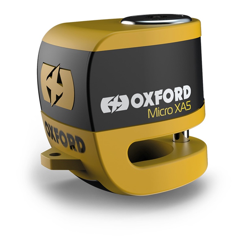 Oxford Disc Lock Alarm Micro XA5 – Black / Yellow