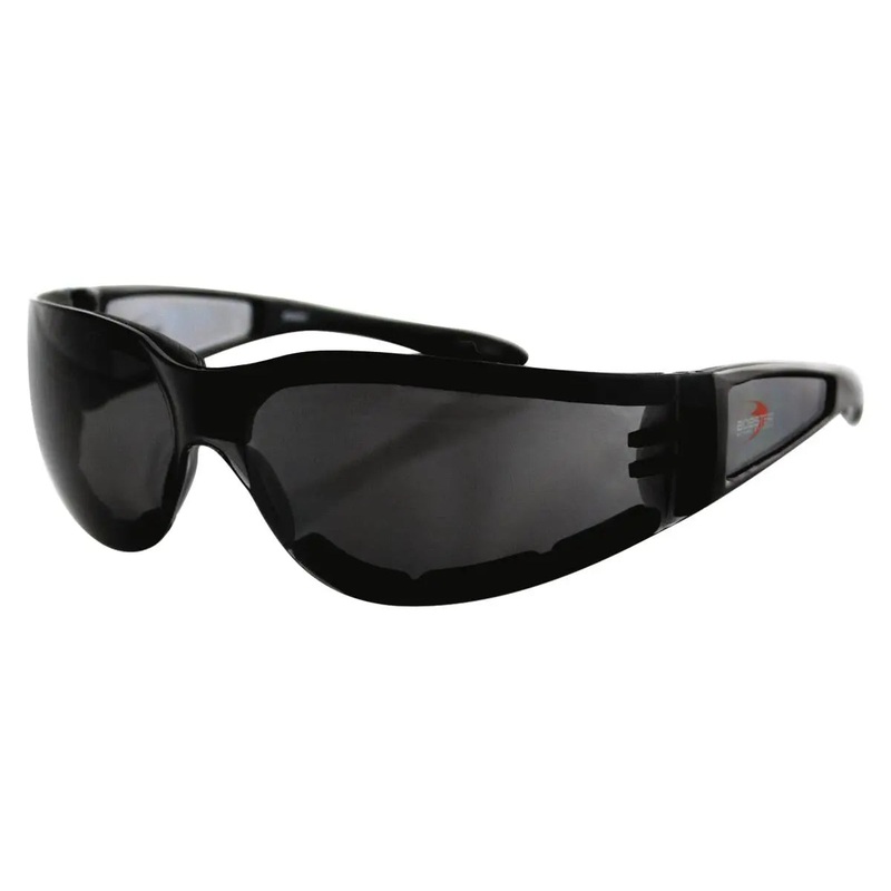 Bobster Shield II Sunglasses Black Frame Smoke Lens