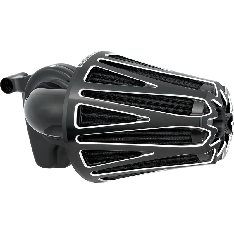 CrossFire Monster Sucker Air Cleaner, Contrast – 08-16 Touring / 16-17 FLST & FXDLS