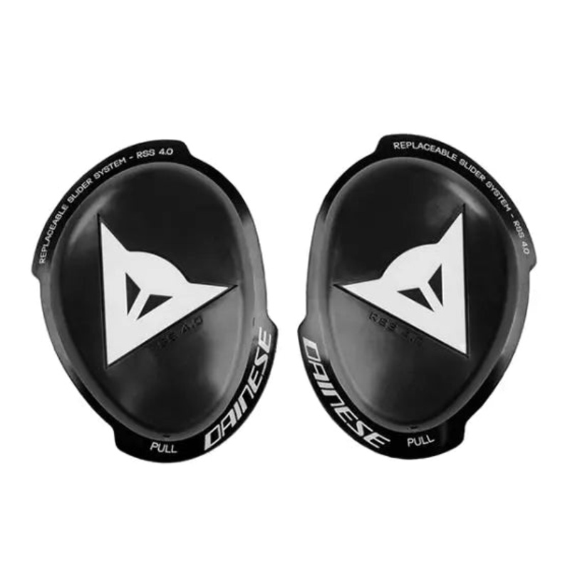 Dainese RSS 4 Knee Slider Full Kit Black / White