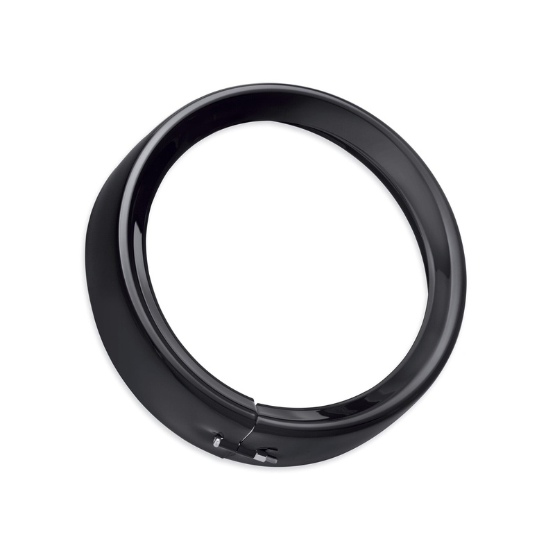 Harley Davidson 61400295 7 in. Headlamp Trim Ring HEADLAMP BEZEL, BLACK