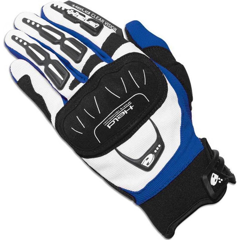 Held Backflip Textile Gloves White / Blue