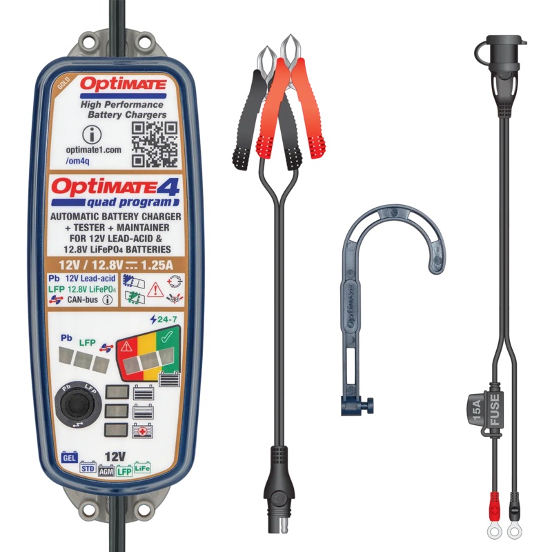 OptiMate 4 Quad Program Battery Charger