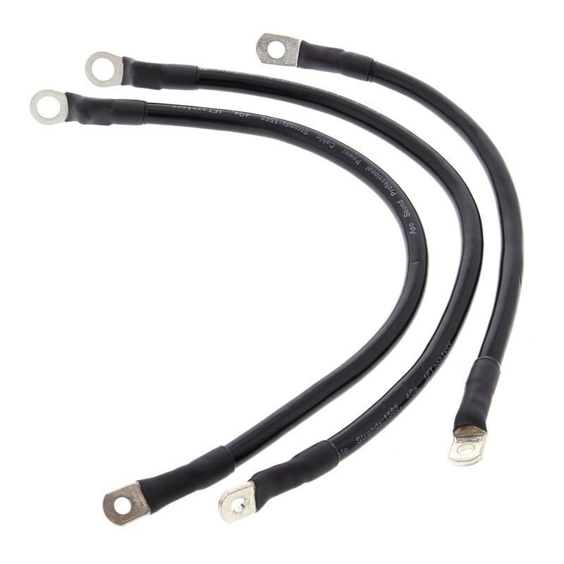 Battery Cable Kit – Black. Fits FXR 1982-1988.