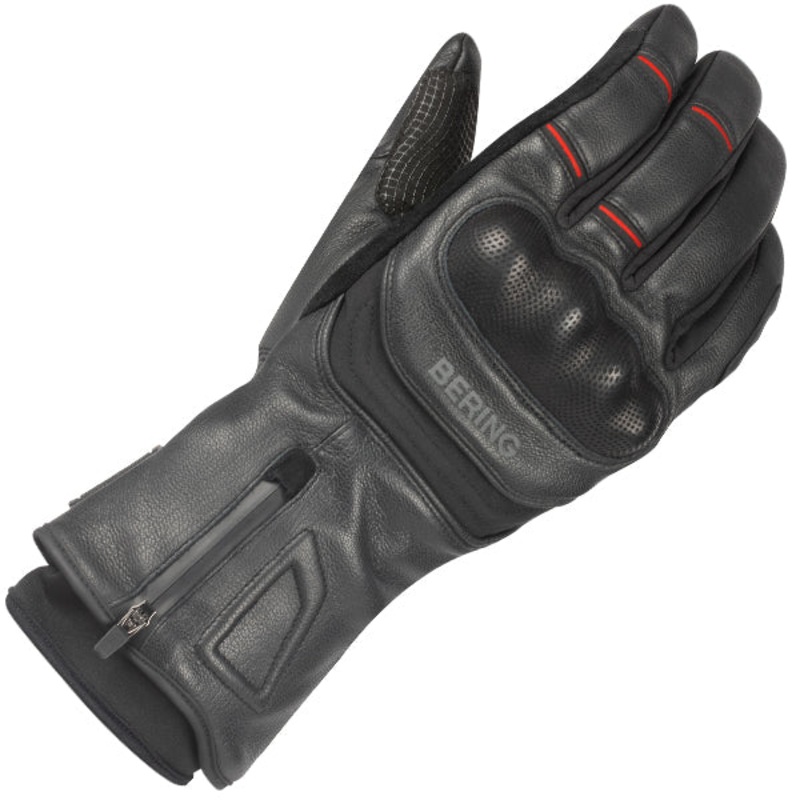 Bering Halifax Leather Gloves Black