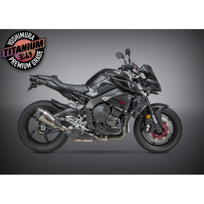 FZ-10 17/MT-10 18-21 ALPHA T Slip-On Titanium Exhaust, w/ Titanium Muffler