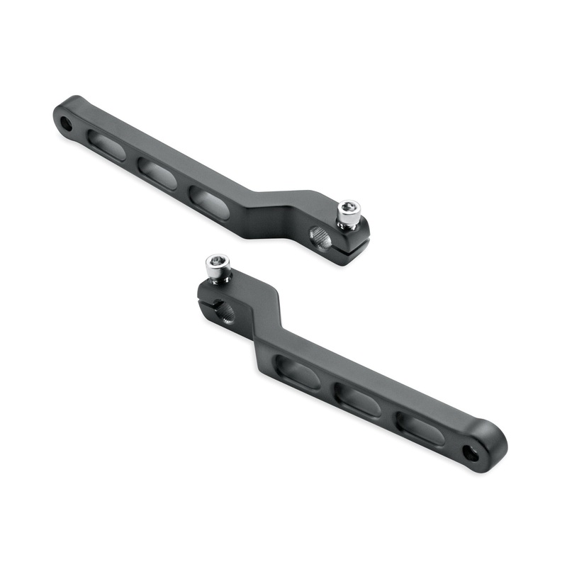 Harley Davidson 34023-08 Satin Black Billet Heel/Toe Shift Lever KIT-SHIFTLEVER,BILLET,HEEL/TOE
