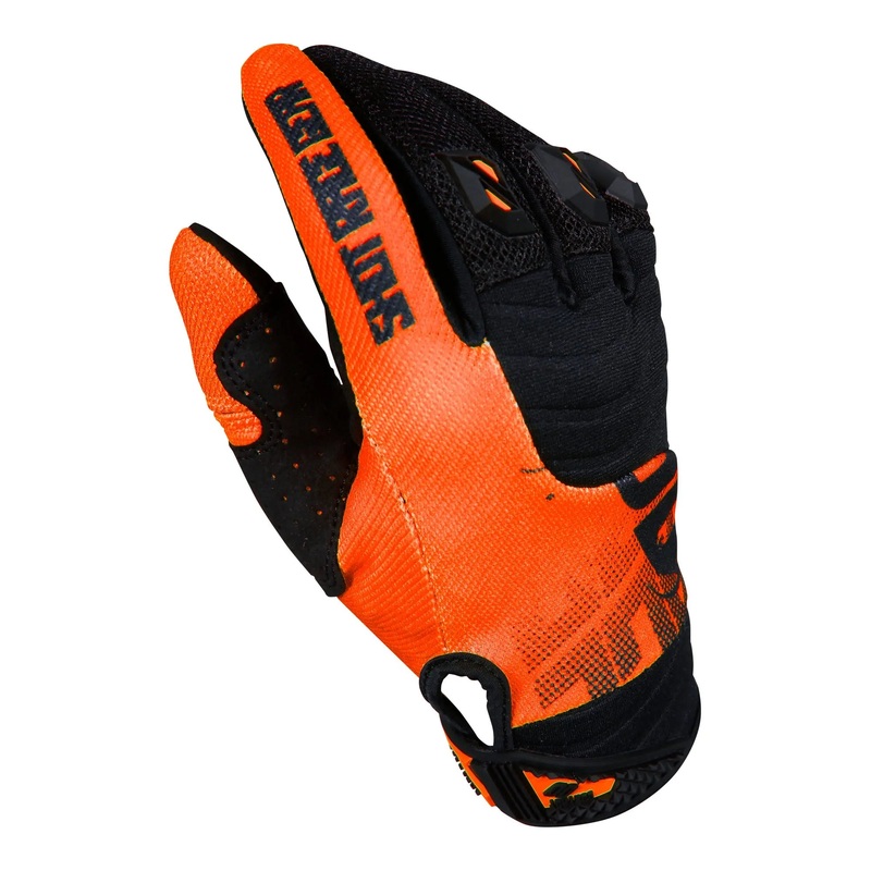 Shot Contact Gloves Venom Neon Orange