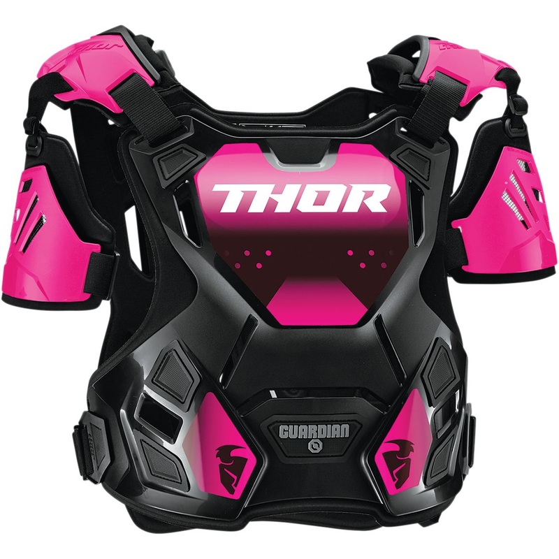Thor Guardian Ladies Chest Protector Pink / Black