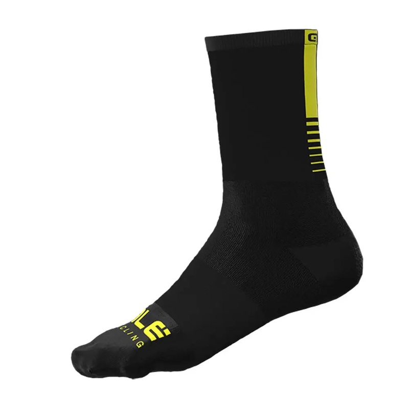 Ale Clothing Light Brrr 16 CM Cycle Socks Black