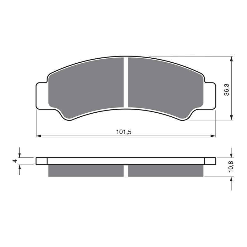 GOLDfren Brake Pads Off-Road Racing GF389 – K5
