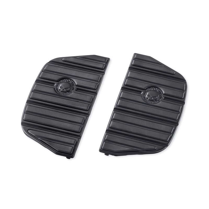 Harley Davidson 50501285 Willie G Skull Passenger Footboard Inserts KIT,FTBRD,PASS,WILLIE G SKULL,