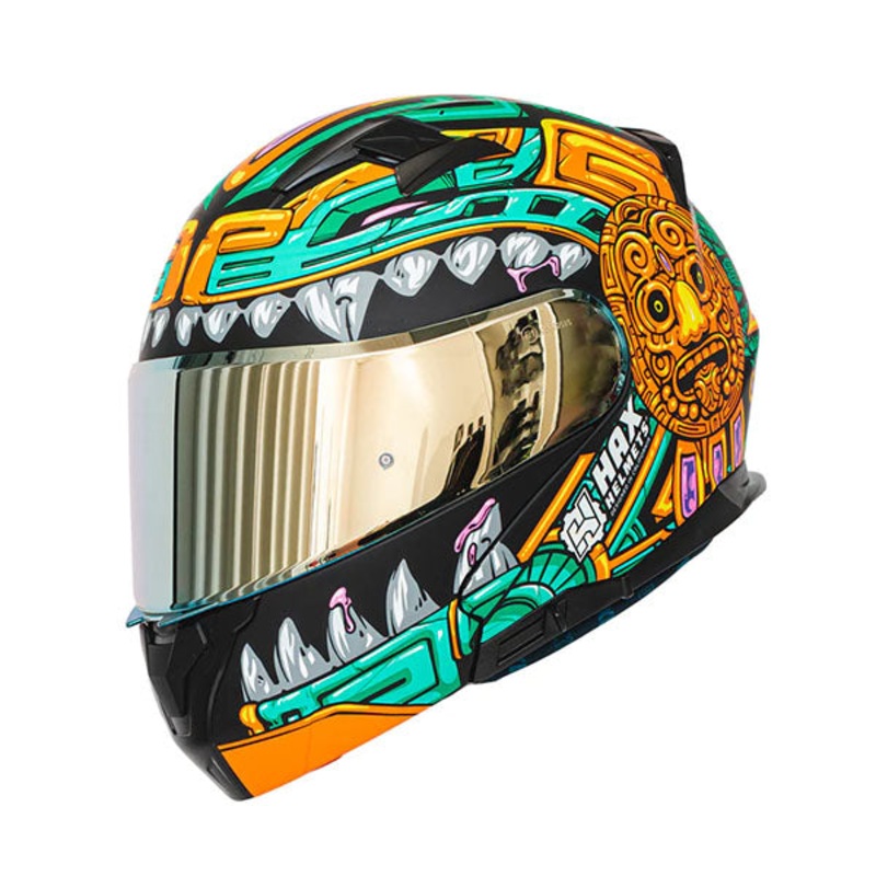 Hax Gear – Amatista Jaguar Warrior Aqua Helmet