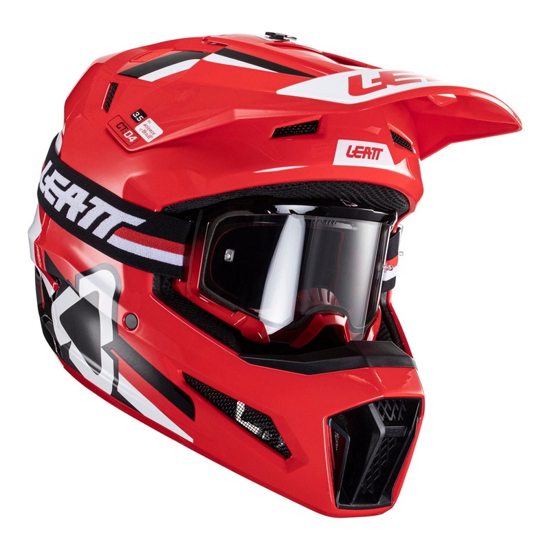 Leatt 2024 3.5 Helmet & Goggle Kit – Red