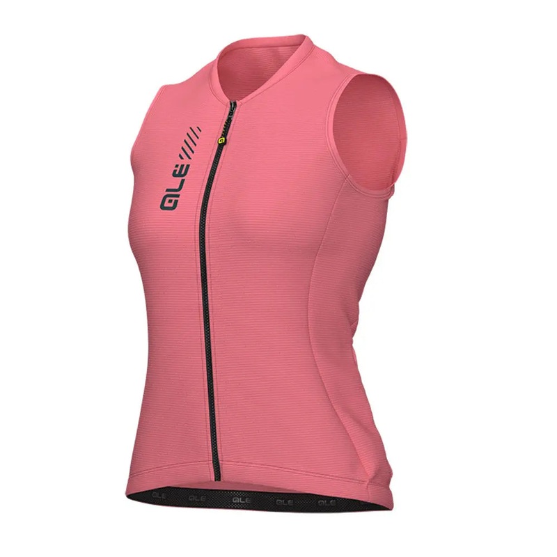Ale Clothing Colour Block Pragma Ladies Sleeveless Cycle Jersey Pink