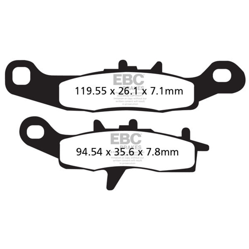 Brakes – Sintered FA258R – EBC (Front)