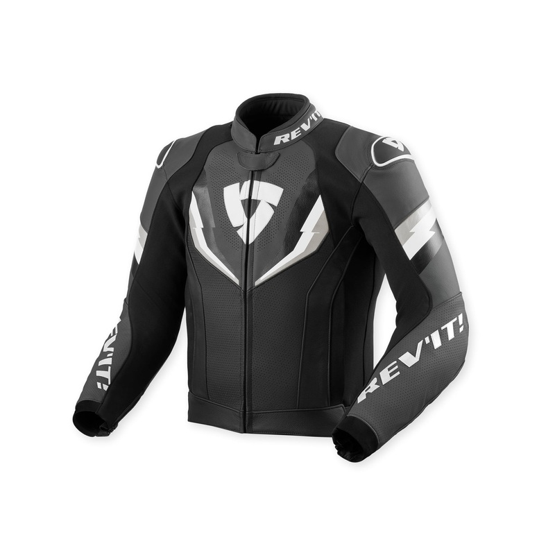 Revit Quantum 3 Leather Jacket Black / Anthracite