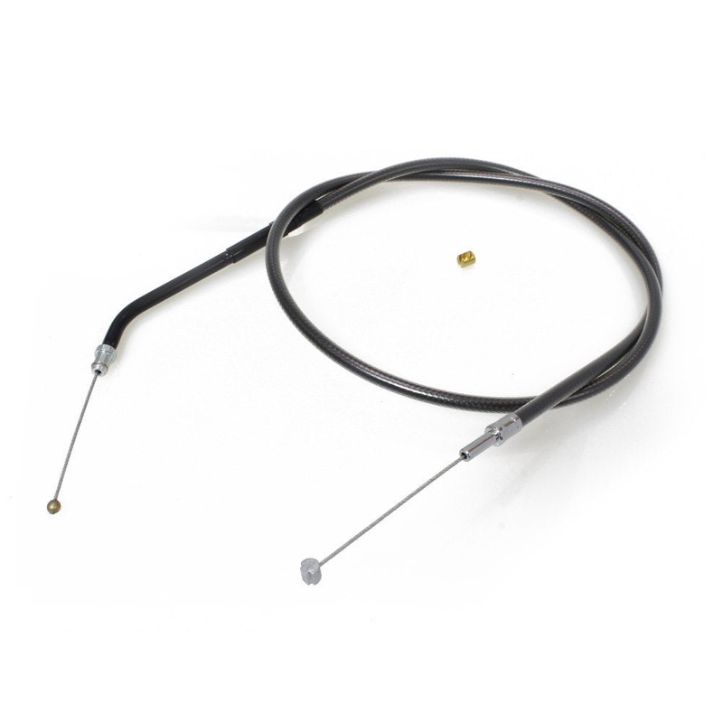 34in. Throttle Cable – Black Pearl. Fits Sportster 1996-2006.