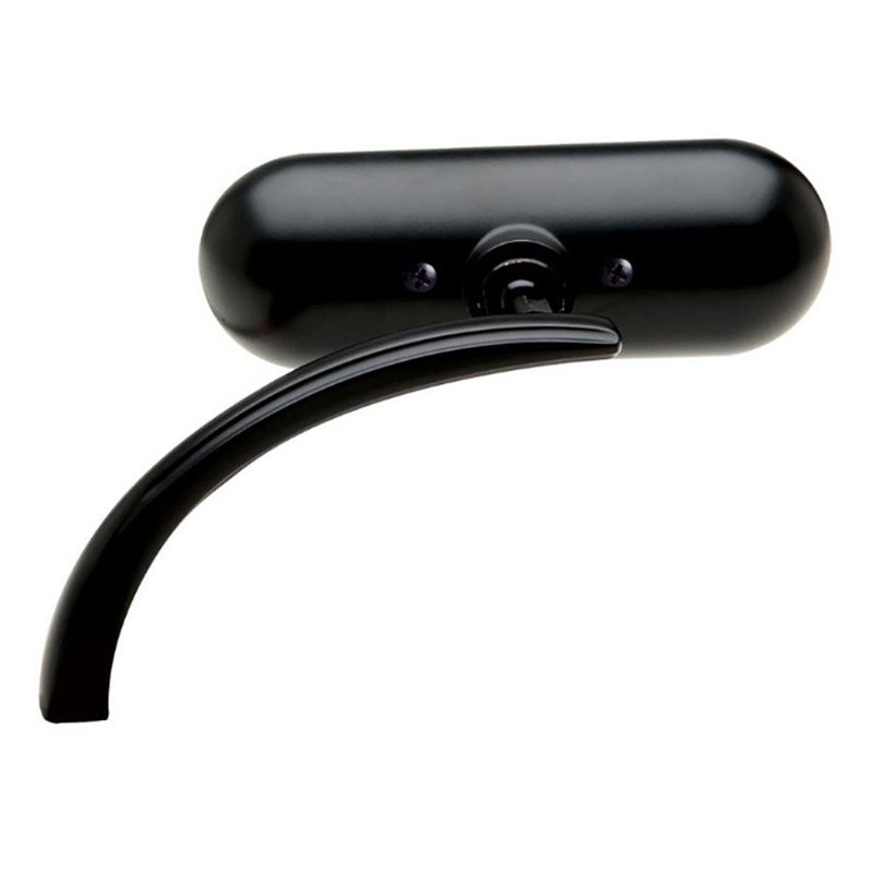 Arlen Ness – Mini Oval Mirrors Black (LHS)