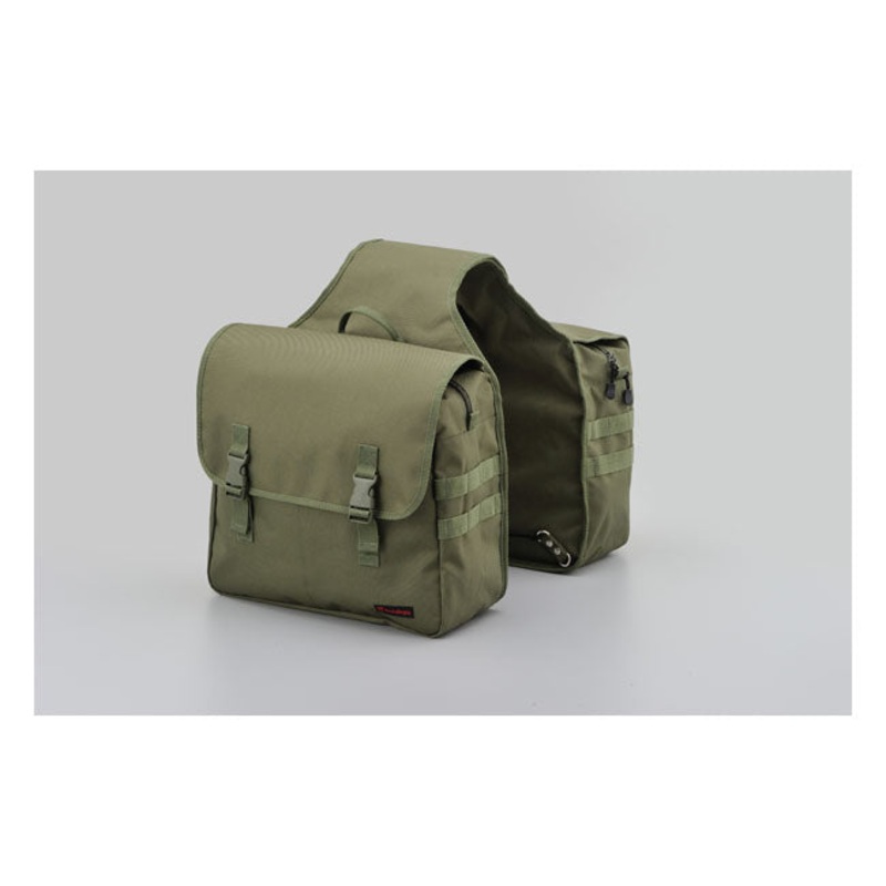 Daytona Henleybegins Throw-Over Saddlebag Set 30L. Khaki