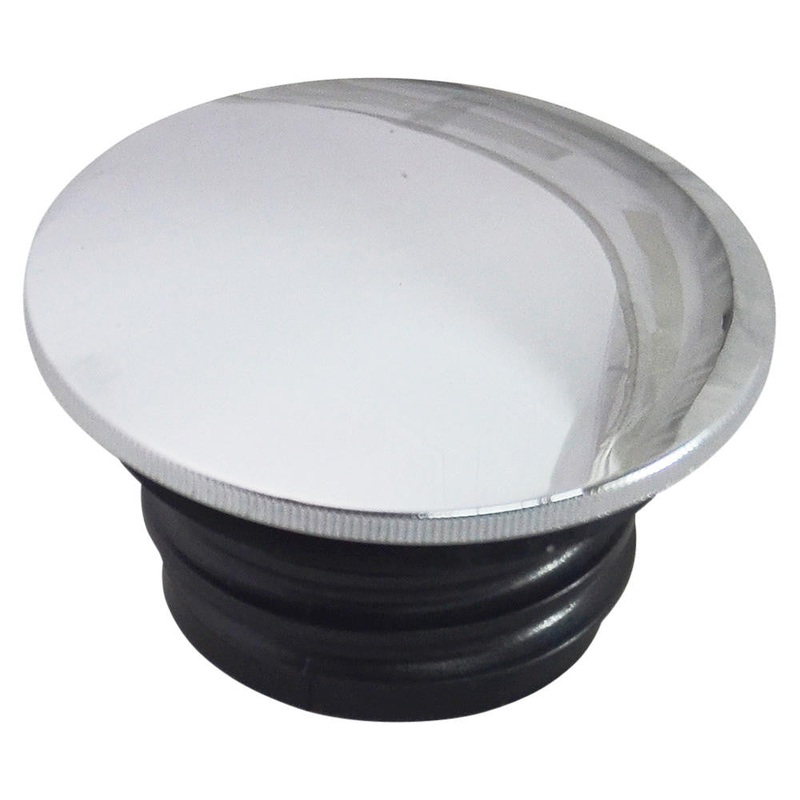 Gas Cap – Low Profile, Vented Chrome for All Harley Models ’82 and Up