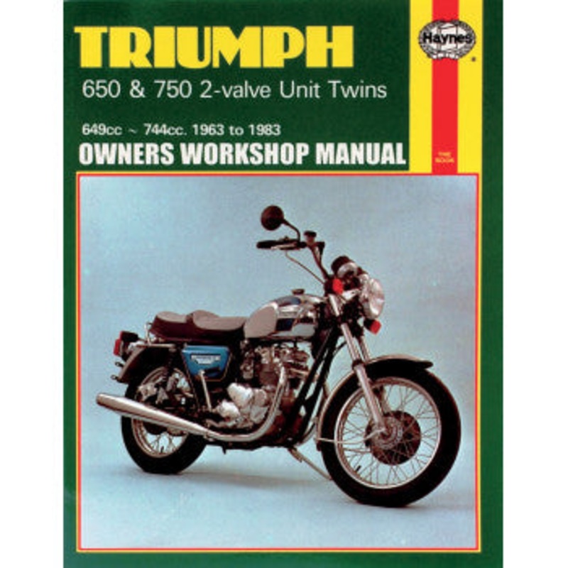Haynes Triumph Repair Manual 1963-1983
