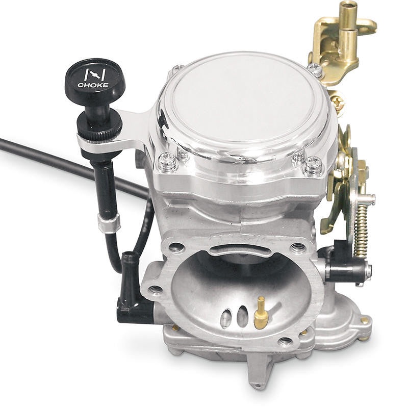 Yost Performance CV Carburetor Top Cover with Choke relocate – Chrome