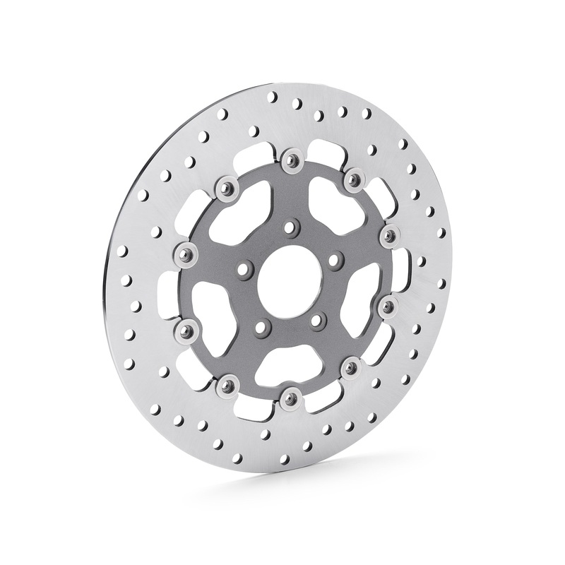 Harley Davidson 41500163 Seismic Front Brake Rotor KIT,BRK RTR,FRONT,5 SPK,GREY