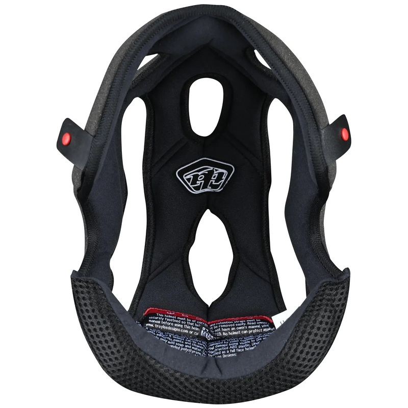 Troy Lee Designs Replacement GP Top Pad Helmet Liner Black