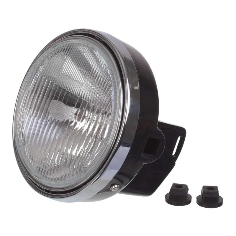 HEADLIGHT 7″ ROUND – 4LO COMPLETE