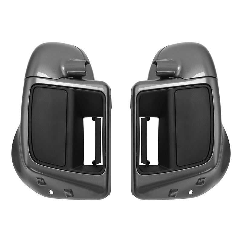 HR3 Charcoal Pearl Vented Lower Fairing Kit With 6.5″ Speaker Pods For Harley Touring models 2014-2024