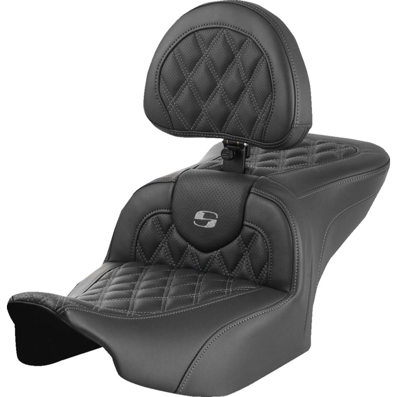 Roadsofa LS With Driver’s Backrest Seat, Gray Stitch – 23+ Touring