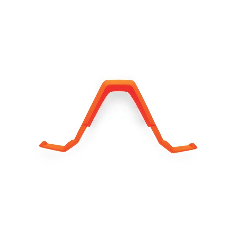 100% Speedcraft / S3 Regular Replacement Nose Bridge Kit Soft Tact Neon Orange
