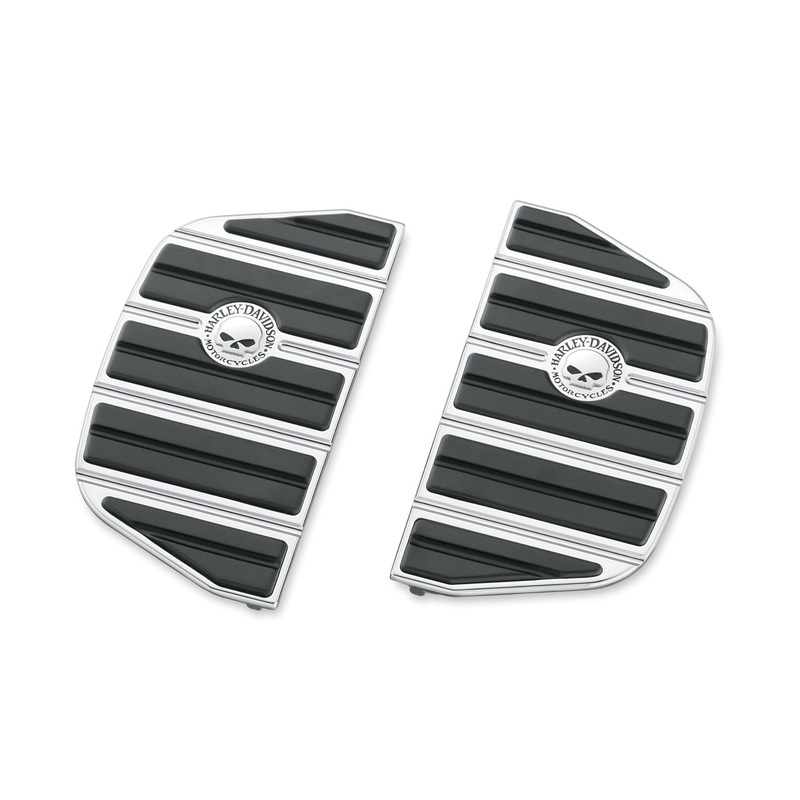Harley-Davidson 50713-04 Willie G Skull Passenger Footboard Inserts