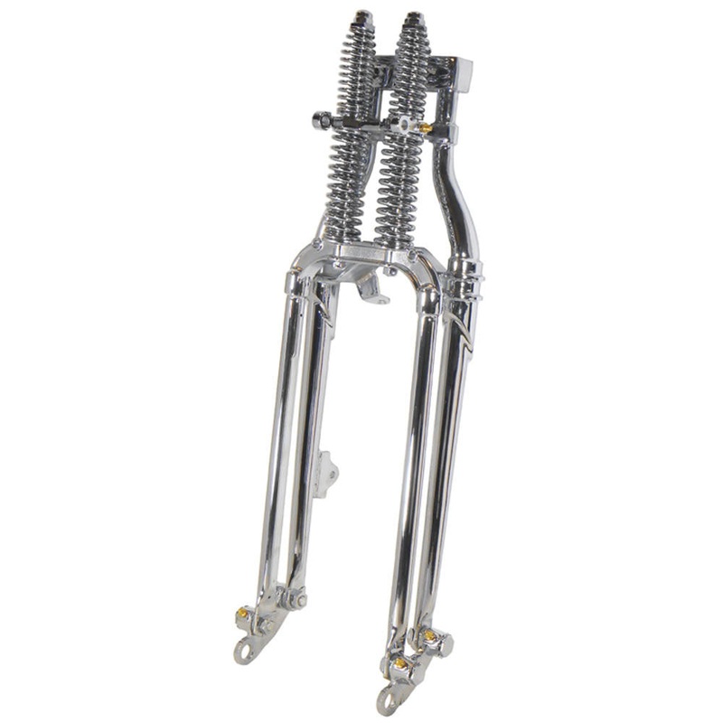 Vintage Harley Big Twin Style Springer Front End – Chrome