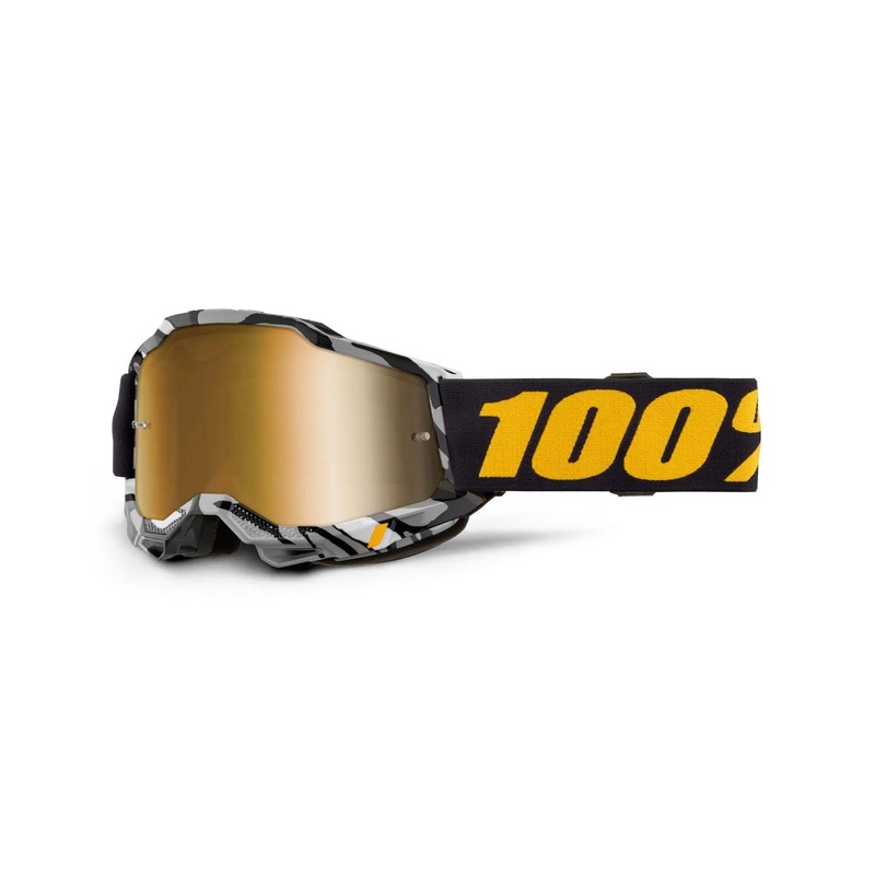 100% Accuri 2 Goggles Ambush / Mirror True Gold Lens