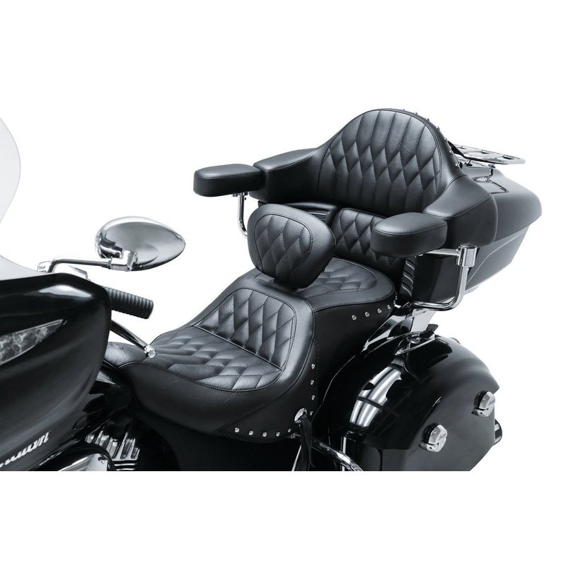 Indian Roadmaster Mustang Seat Standard Touring Driver Backrest Heating Controls