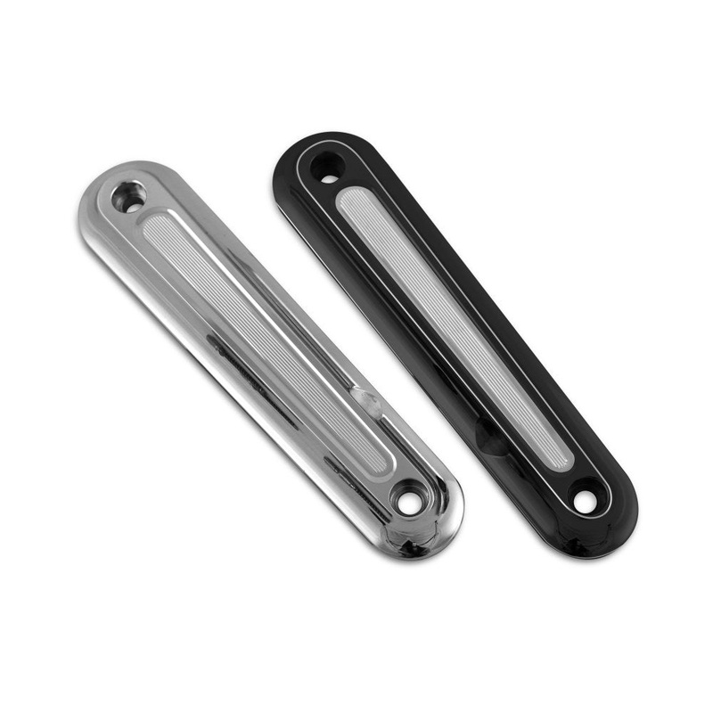Kodlin Front Turn Signals Legit Elypse Smoked -Chrome. FLH 2006 Up.