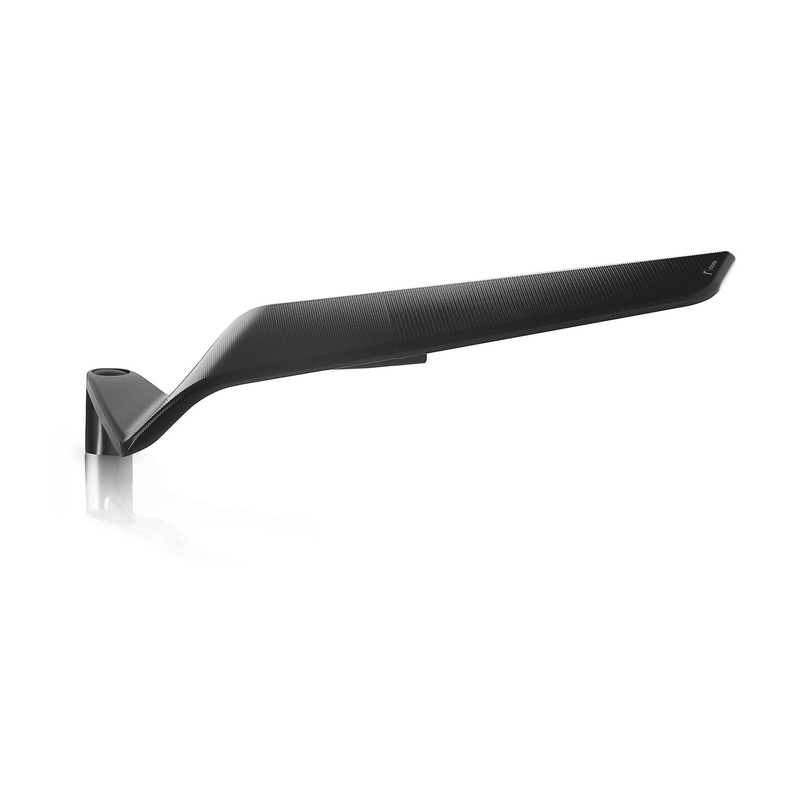 Rizoma Bar End Mirror – Stealth Naked