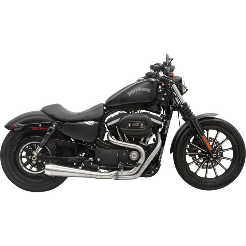Bassani – Road Rage III 2-Into-1 Short Exhaust – 1986-2003 Sportster XL – Stainless Steel