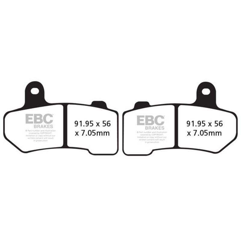 Brakes – FA409HH Fully Sintered – EBC (Front)